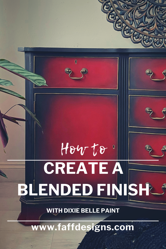 How to create a glamorous blended sideboard with Dixie Belle Paint