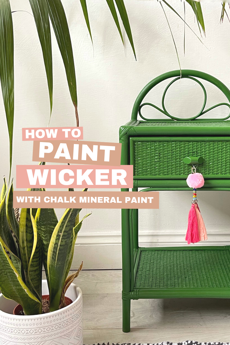How To Paint Wicker Furniture with Chalk Mineral Paint – Faff Designs