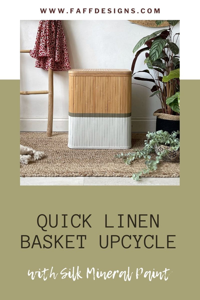 Quick Laundry Basket Upcycle
