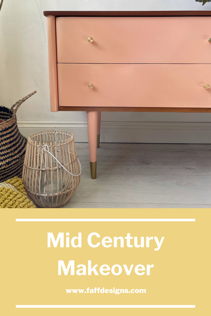 Mid Century Makeover with Dixie Belle Paint