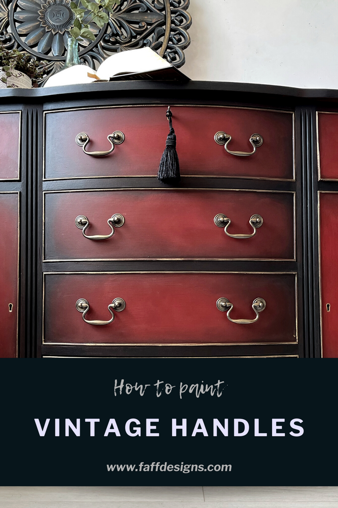 How to paint vintage handles