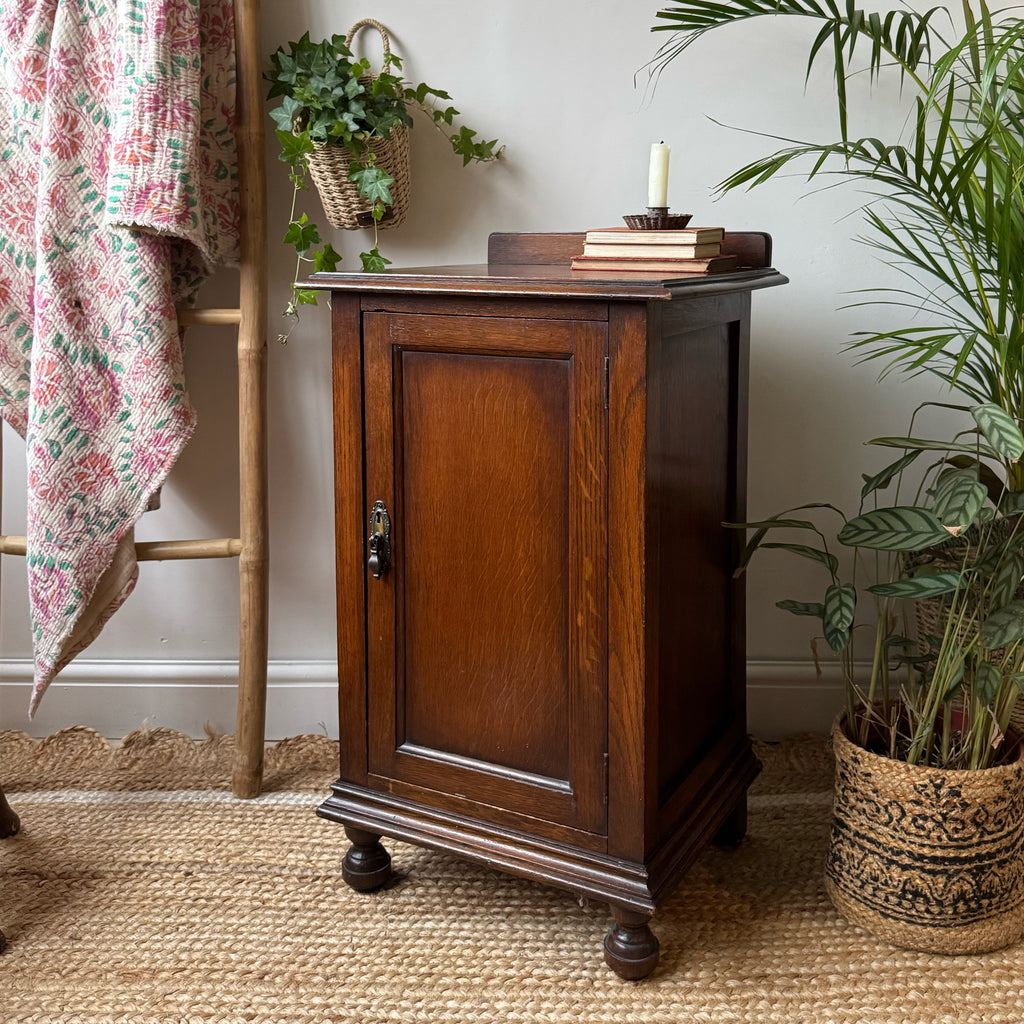 Vintage oak pot cupboard