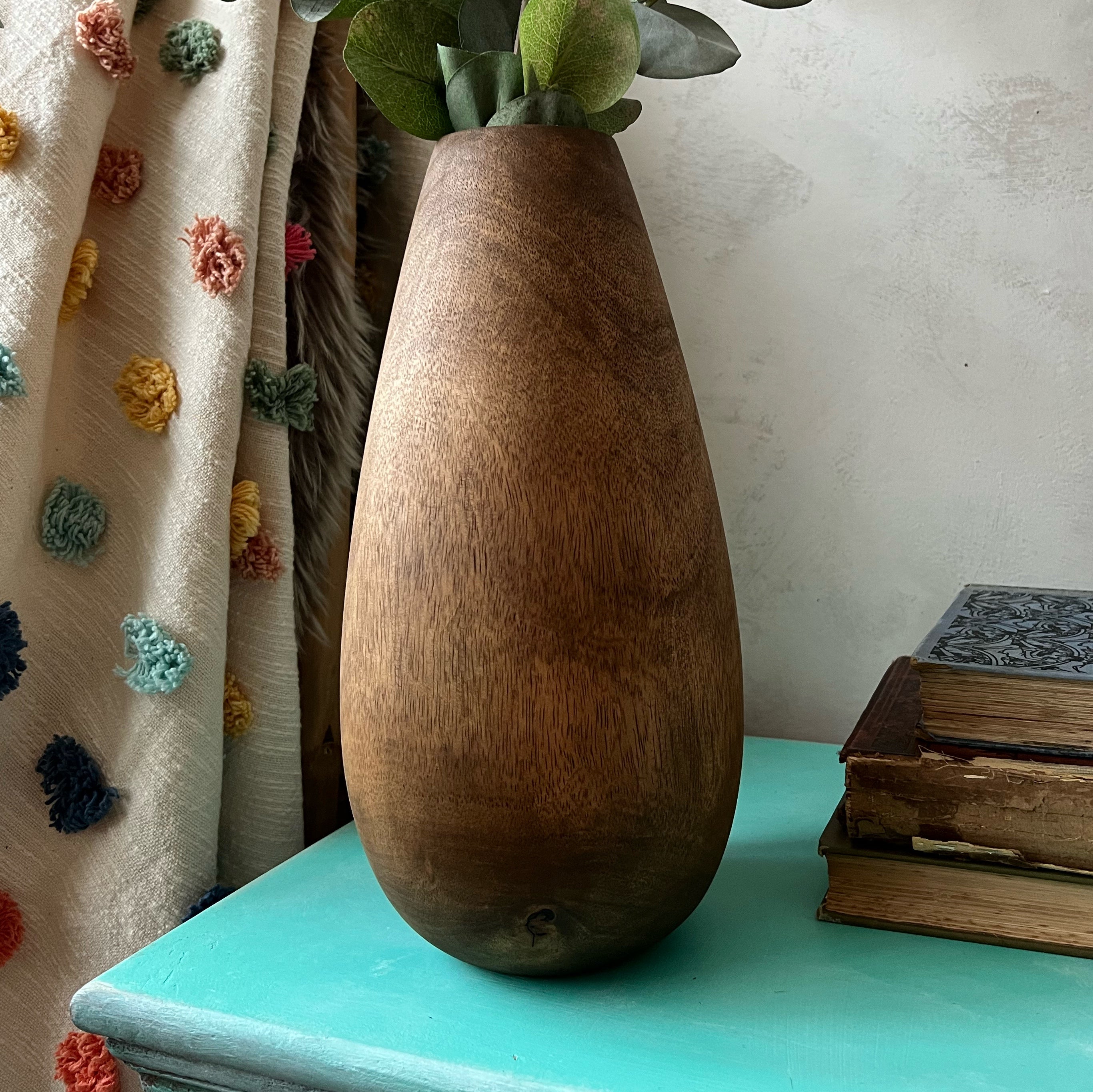 Solid Wooden Vase