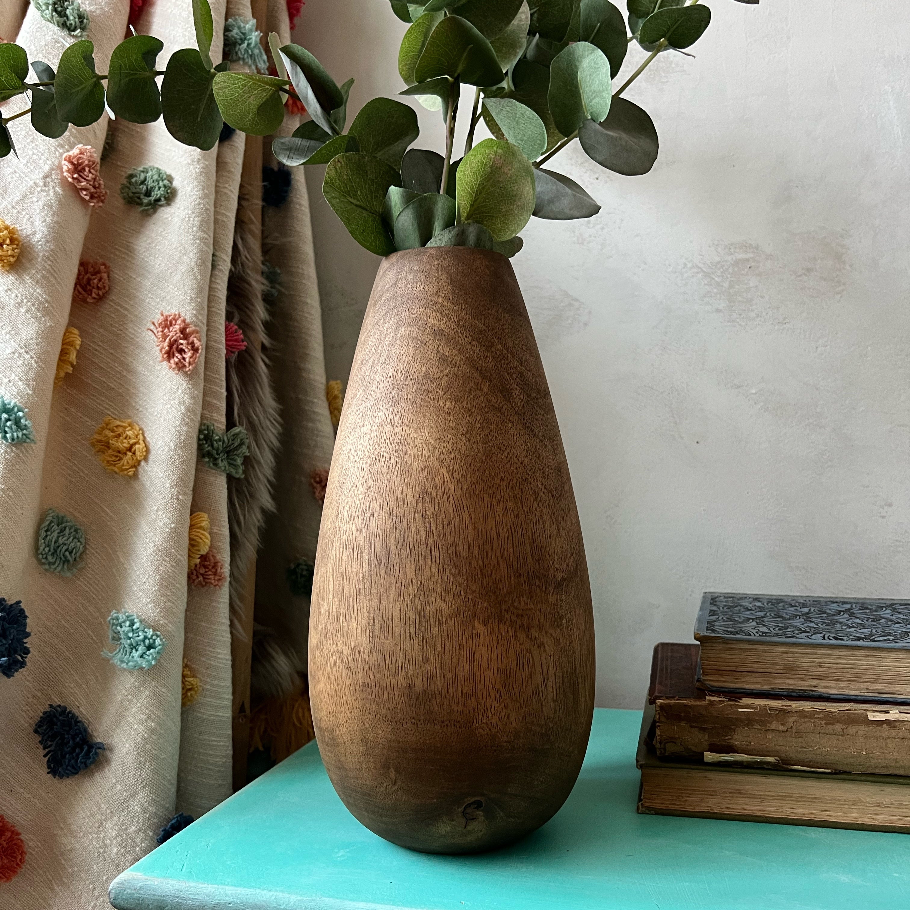 Solid Wooden Vase